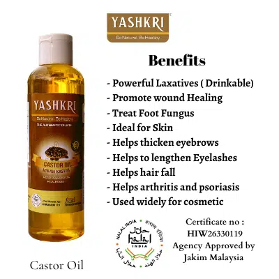 Yashkri - Virgin Castor Oil (200ml) - Image 2